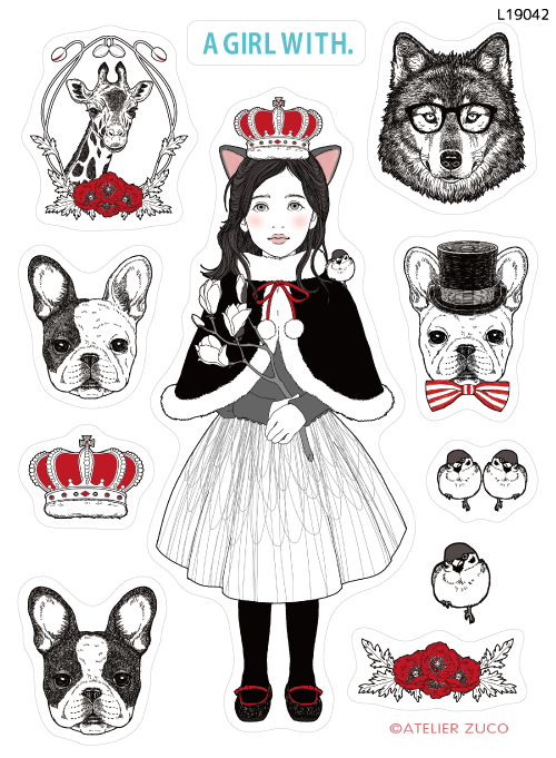 A GIRL WITH. GIRL(L19042)