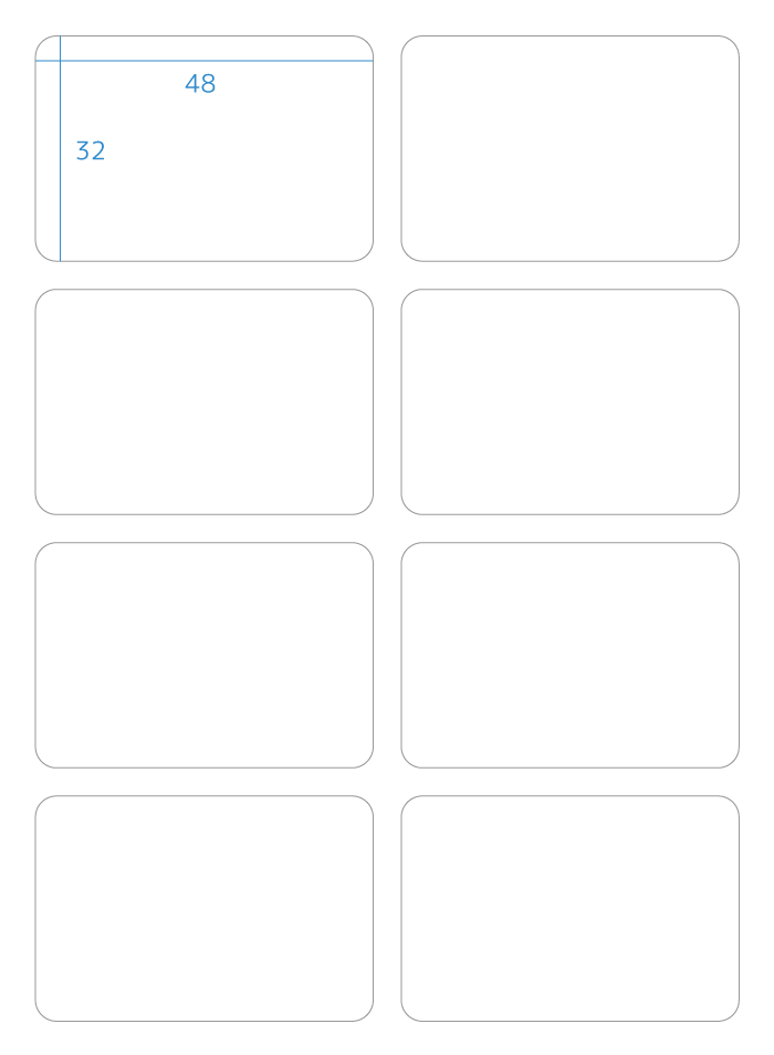 無地ラベル(白)48x32mm