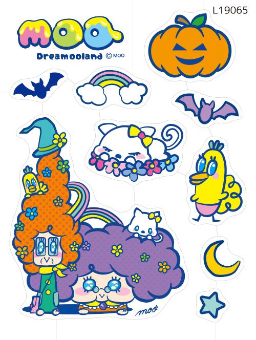 【肌に貼れる】Dreamooland ハロウィンフェイスシール（L19065）